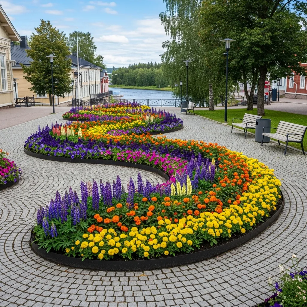 Kukkapenkki Projekti Kajaanissa